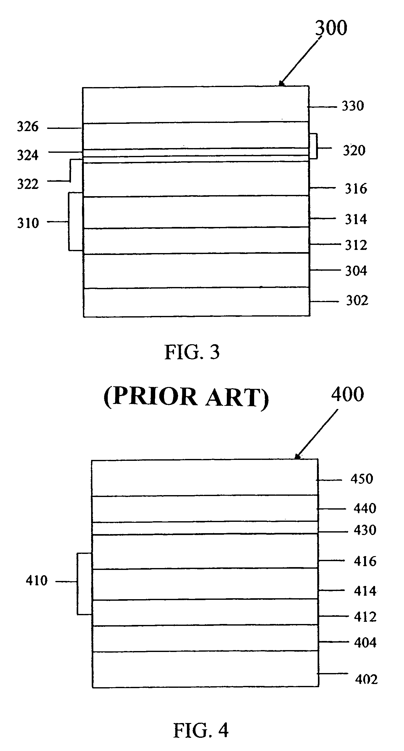 Organic light-emitting device with reduction of ambient-light-reflection by disposing a multilayer structure over a semi-transparent cathode