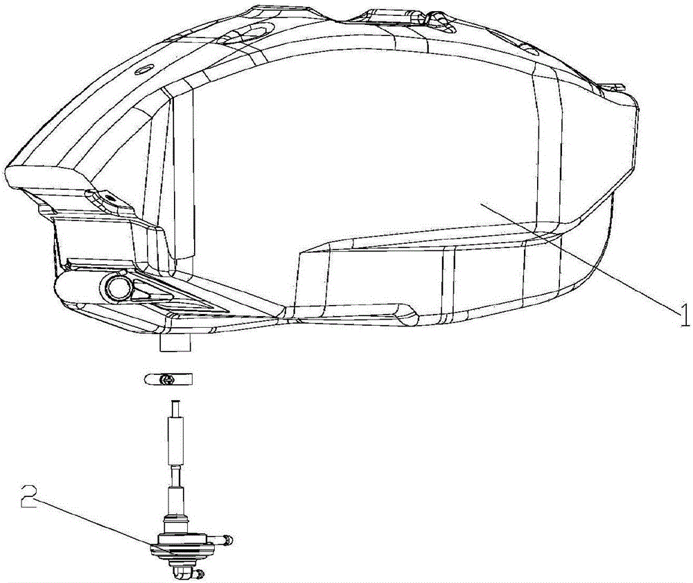 Motorcycle oil tank