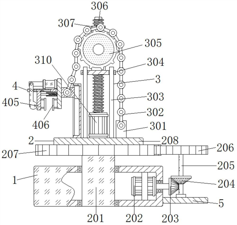 Intelligent carrying industrial robot with stable clamping function