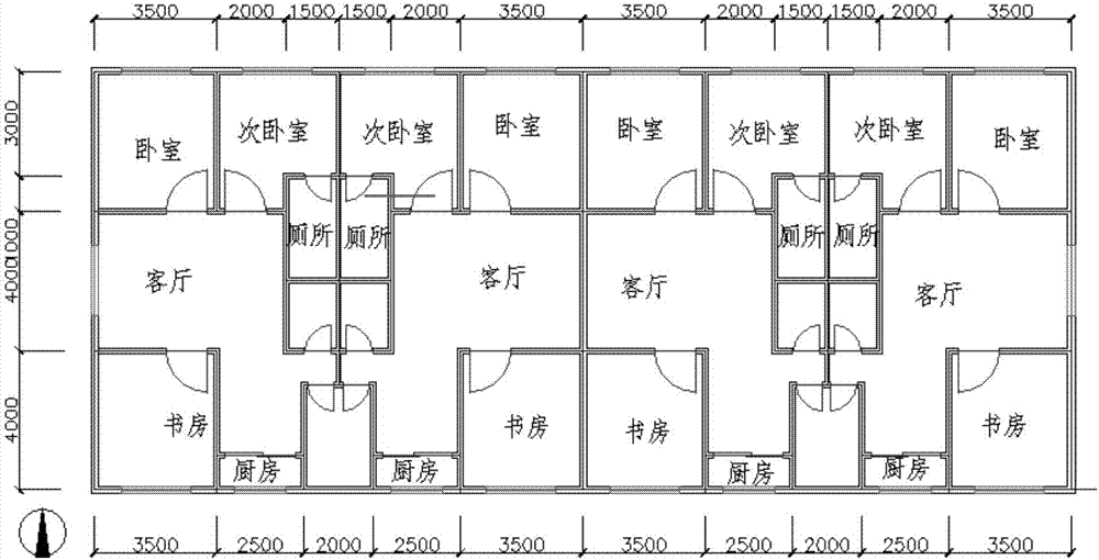 House heating terminal capacity determination method based on Q-t curves