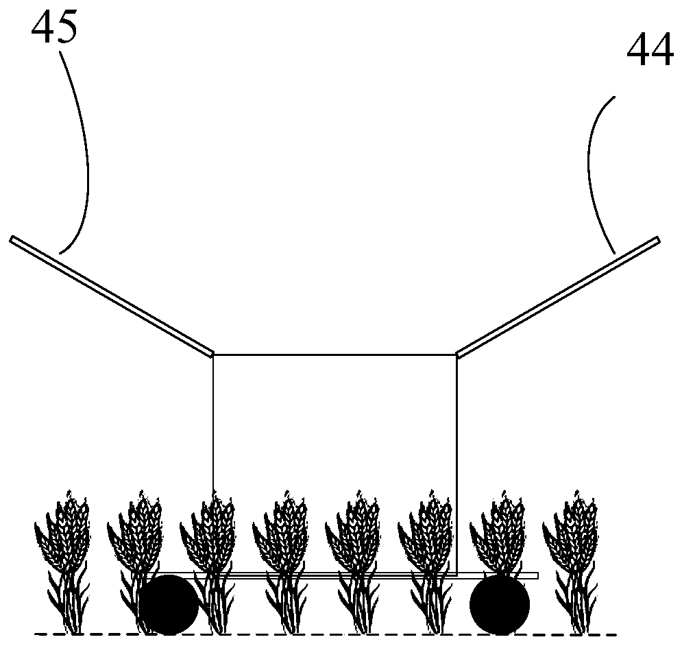 Crop canopy assimilation measuring robot