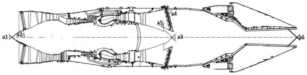 Design method for comprehensively inhibiting infrared and electromagnetic signal features of aero-engine