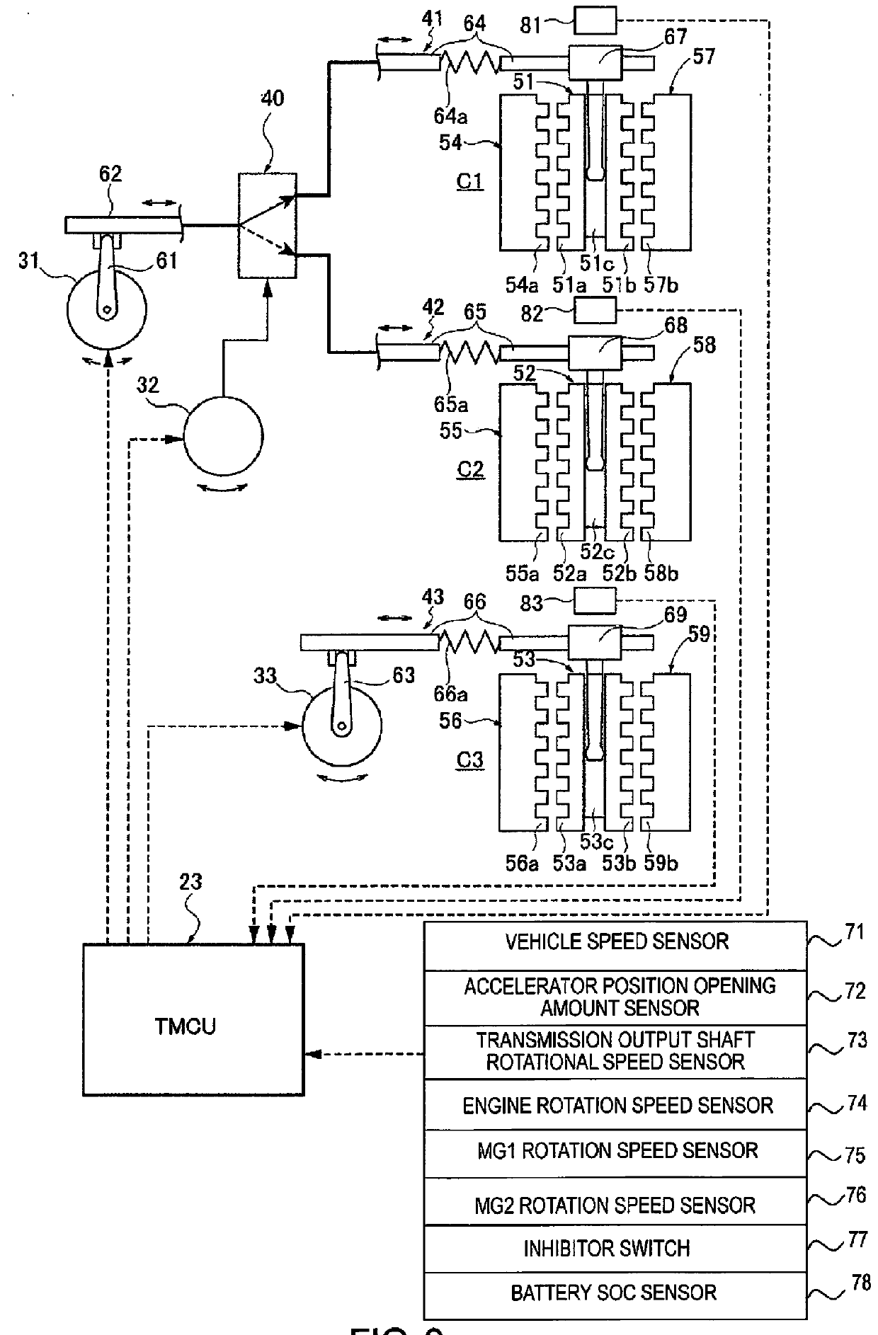 Energy management control device for hybrid vehicle