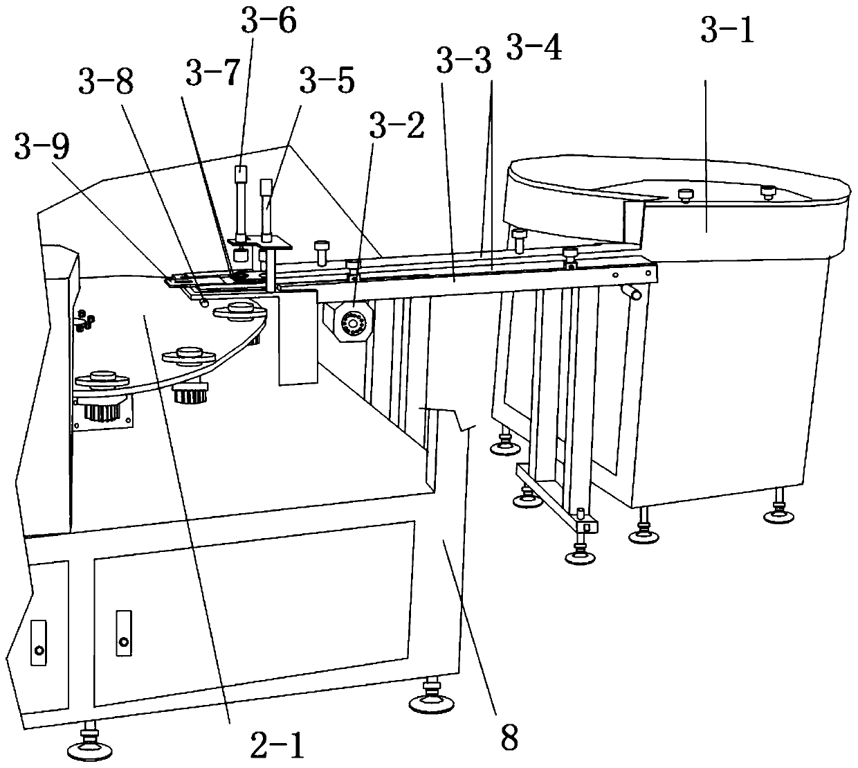 Full-automatic rubberized fabric film-sleeving packaging machine