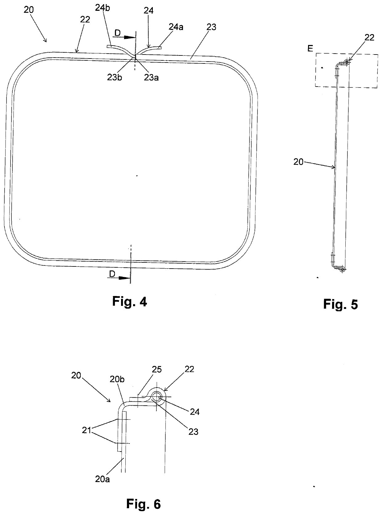 Relief module and device for unloading bulk material