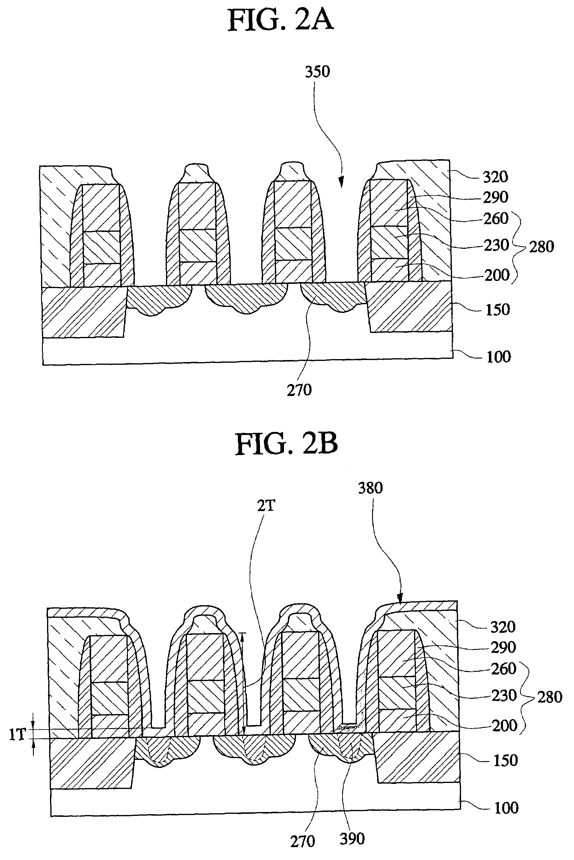 Methods of forming integrated circuit devices including a multi-layer poly film cell pad contact hole