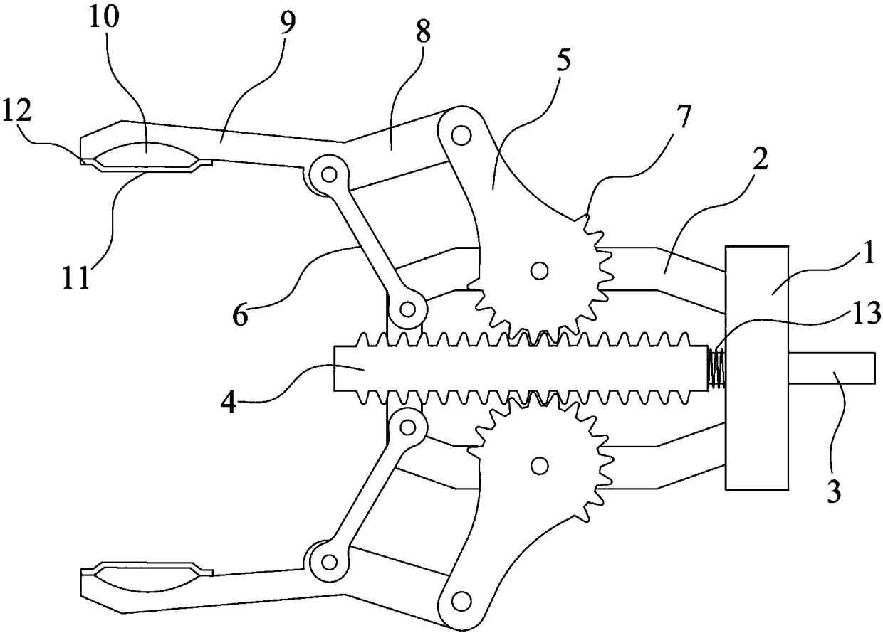 Large-opening-and-closing-angle manipulator