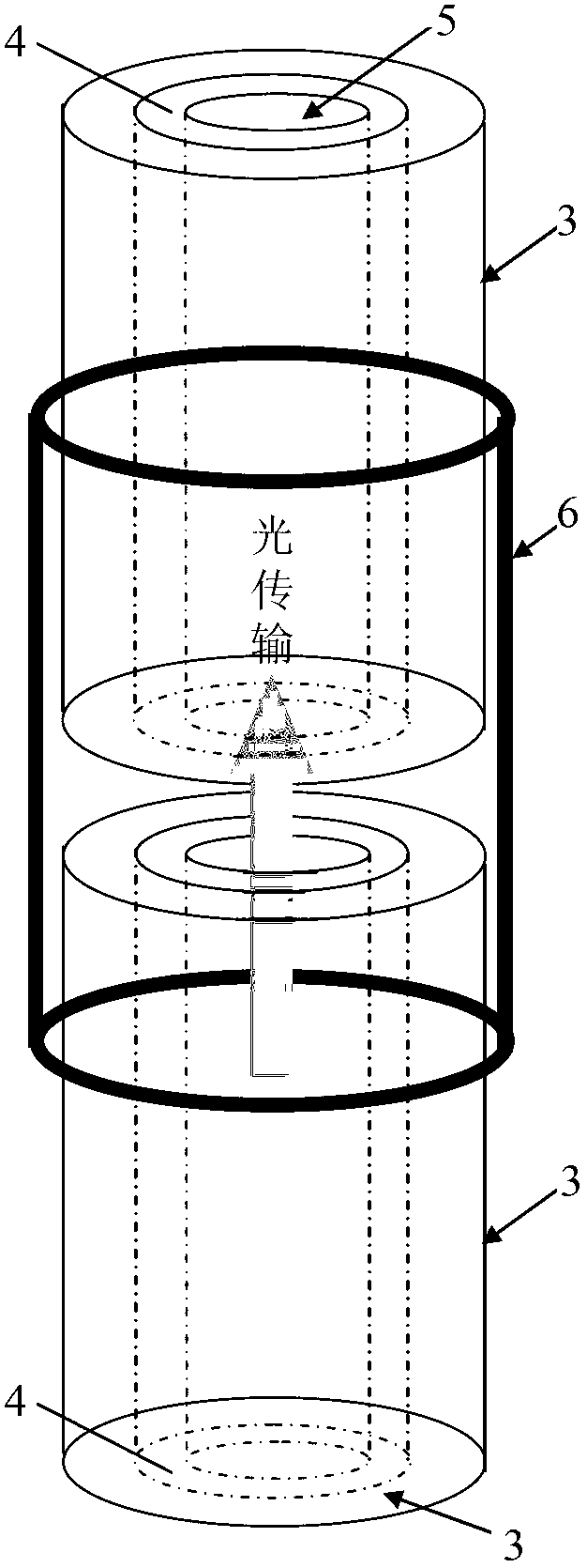 Single-mode fiber connector wire on basis of adhesive-free vitrification technology, related nanometer-sized silicon dioxide and manufacturing method