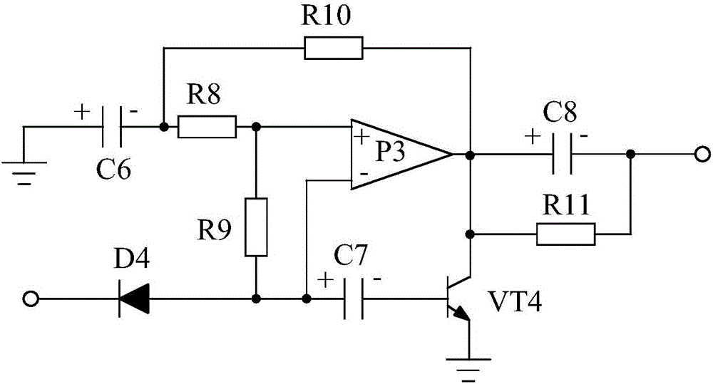 Frequency following type audio power amplification system based on frequency compensation circuit