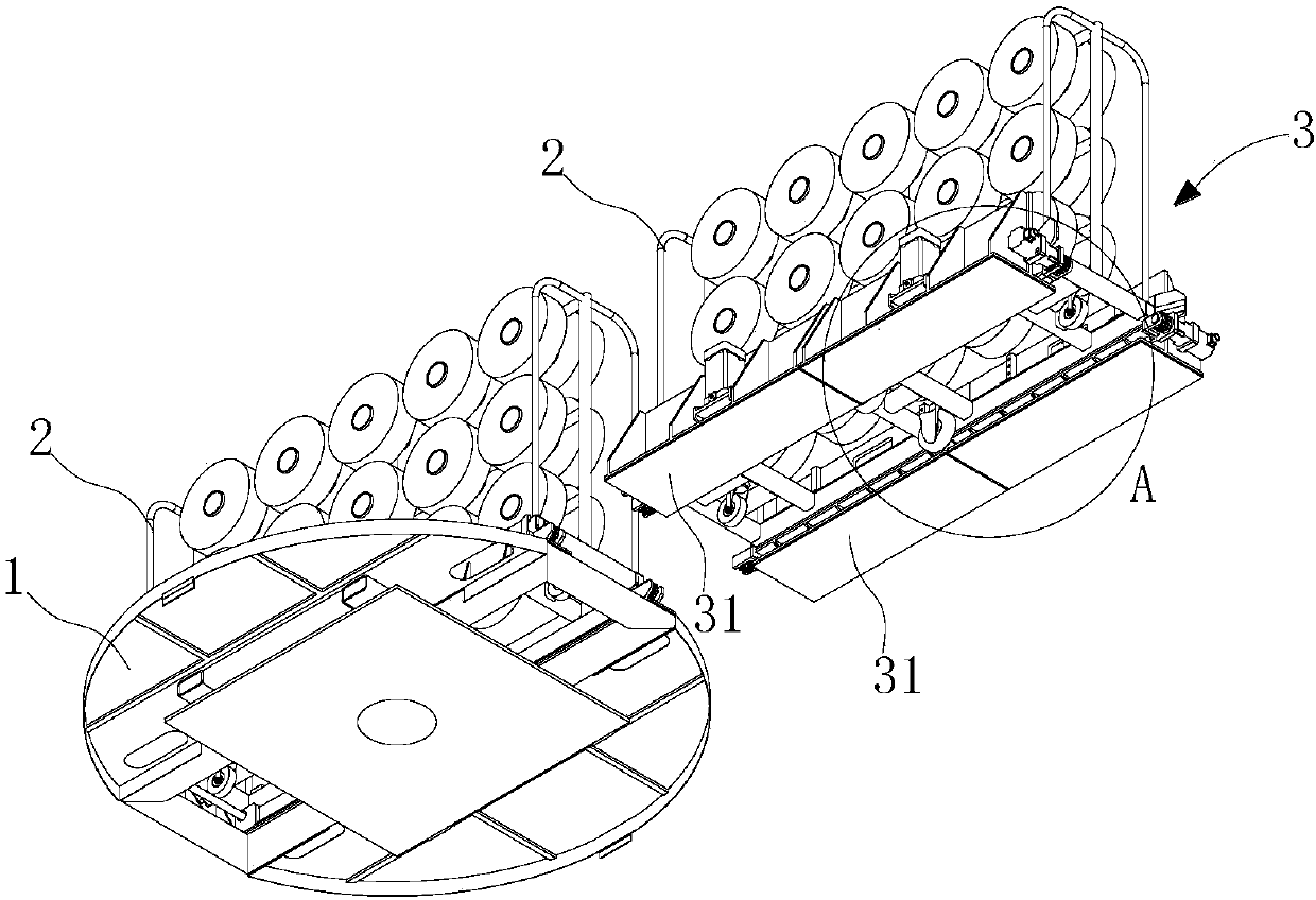 Doffing control system and automatic doffing control method