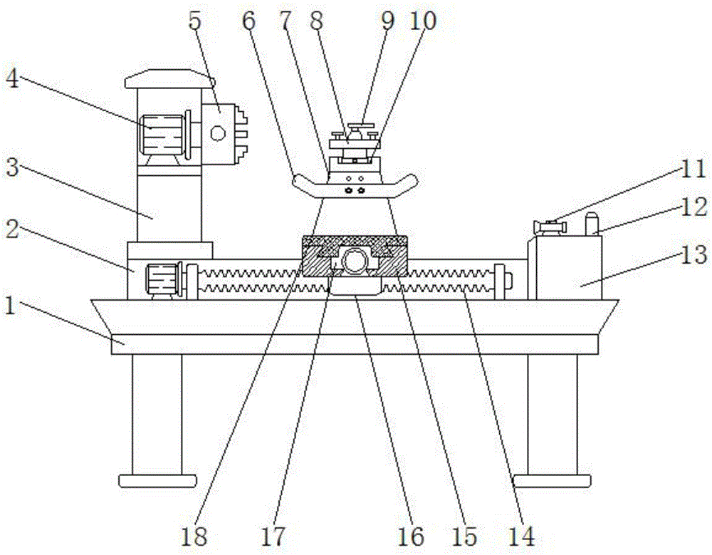 Synchronous permanent magnet motor machining device for centrifugal blowers