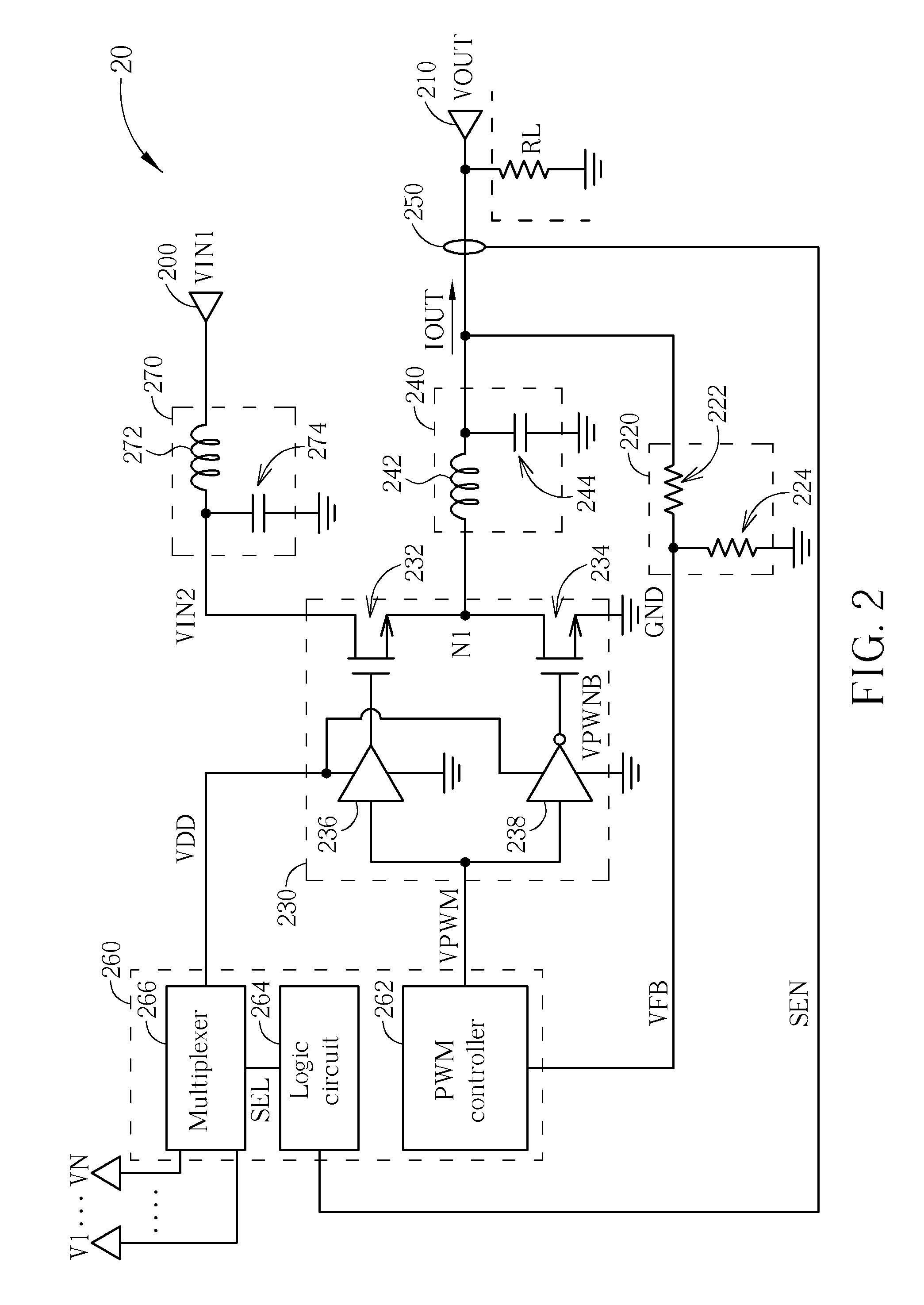 Control Device for DC-DC Converter and Related DC-DC Converter