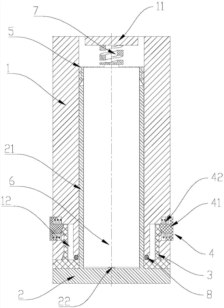 Structure for rapidly replacing battery