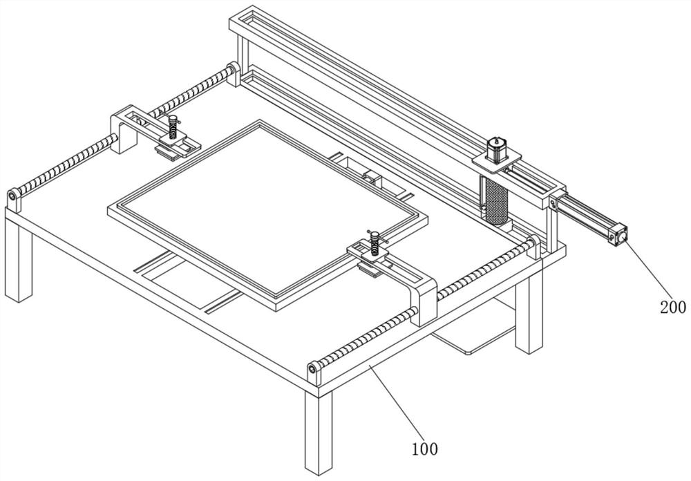 Corner grinding machine for tempered glass production based on rotary adjustment