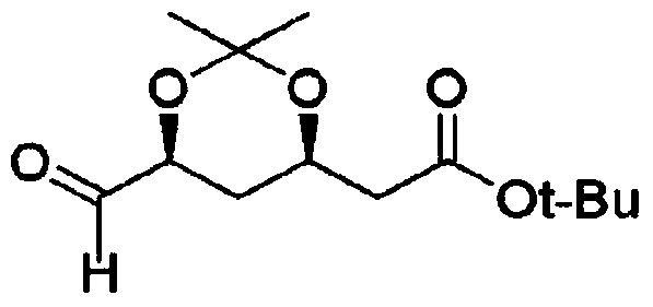 Method for preparing t-butyl 2-((4R,6S)-6-formyl-2,2-dimethyl-1,3-dioxan-4-yl)acetate