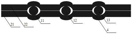 High-sensitivity metal baseband armored vibration sensing optical cable