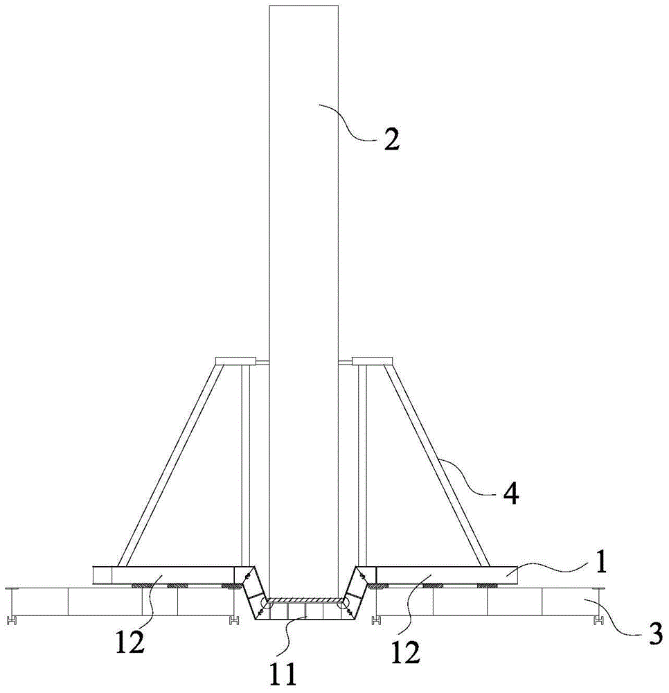 A rudder blade installation tool