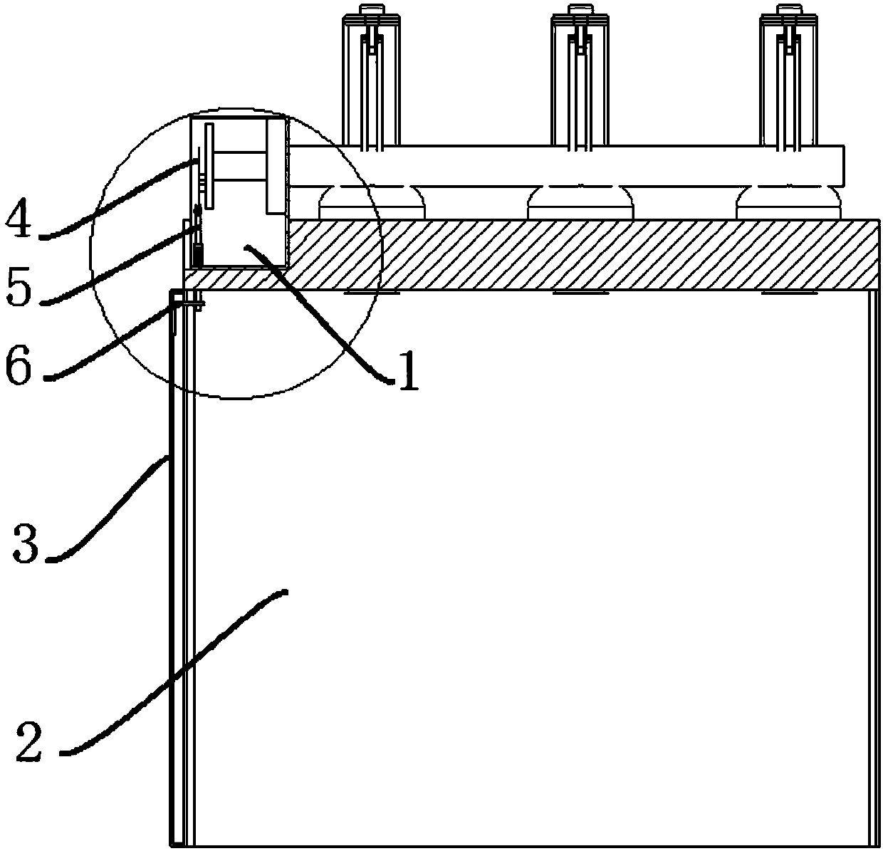 High voltage isolation switchgear cable chamber door interlocking device