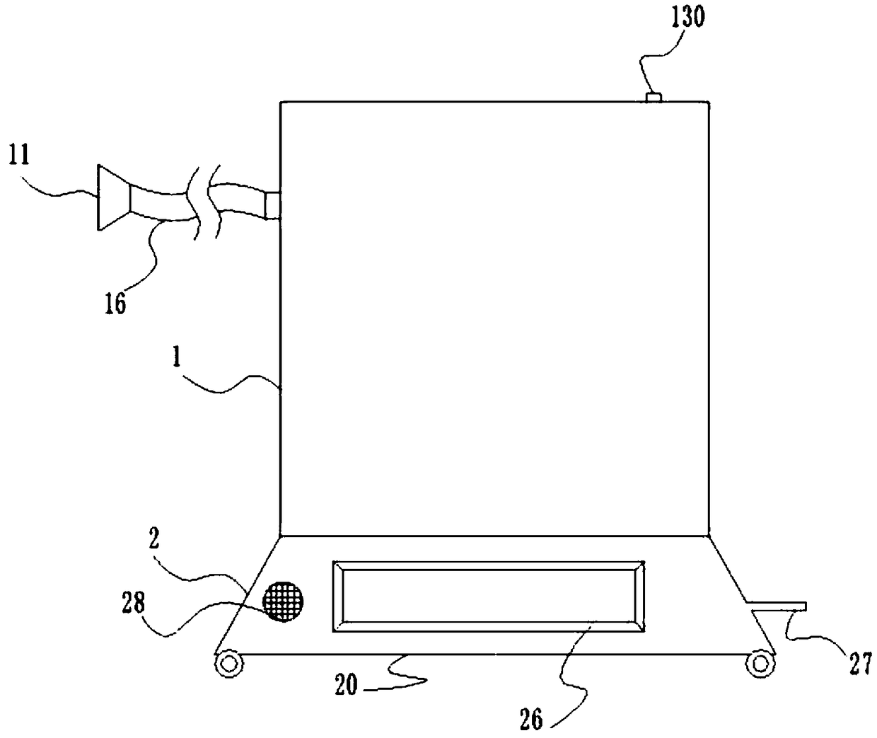 Post-operation recovery detection device and method used for lung cancer operation in thoracic surgery department