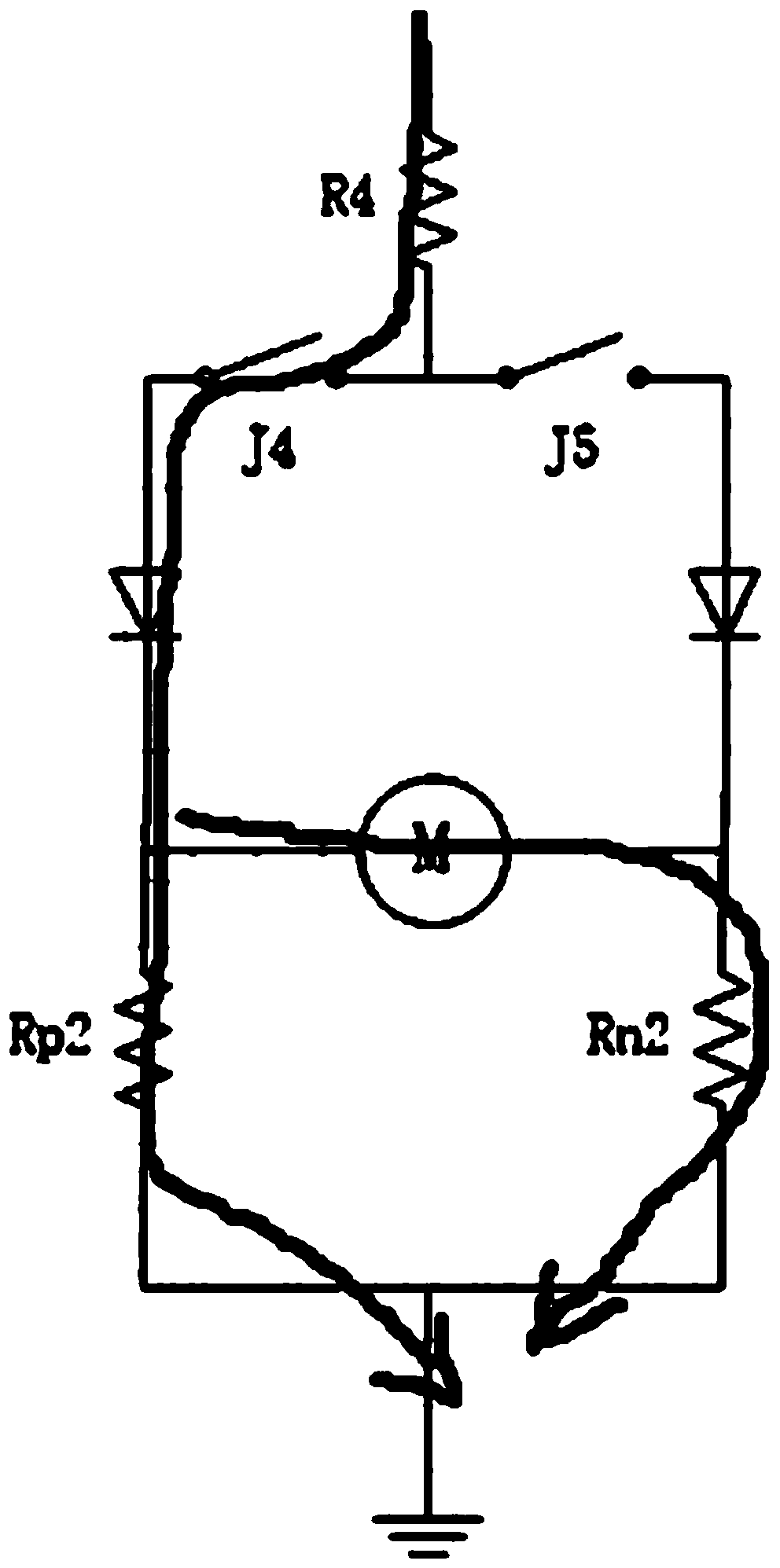 Efficient insulation electric leakage detection circuit and insulation electric leakage detection method