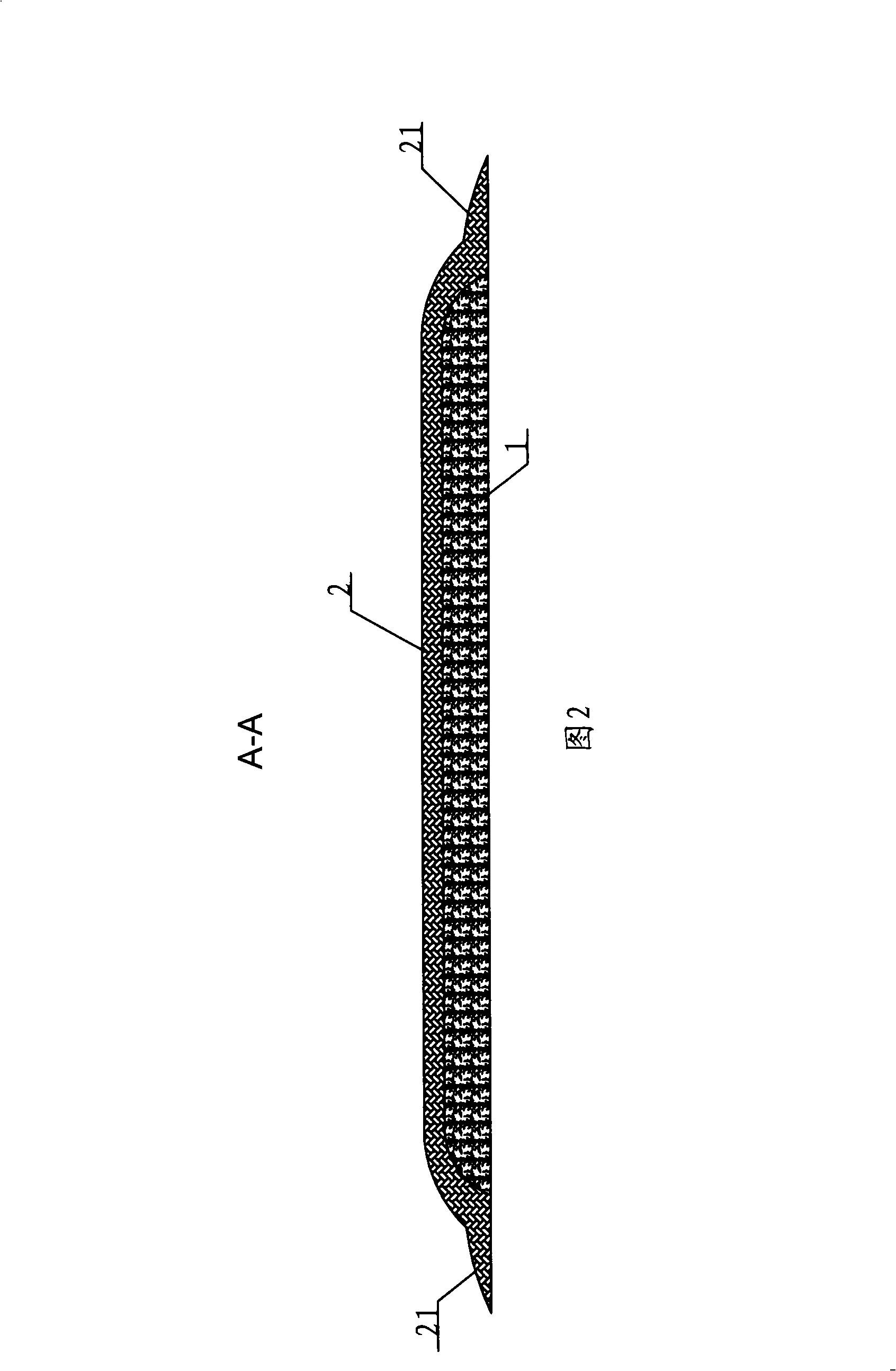 Combined fatigue resistant pad and manufacturing method thereof