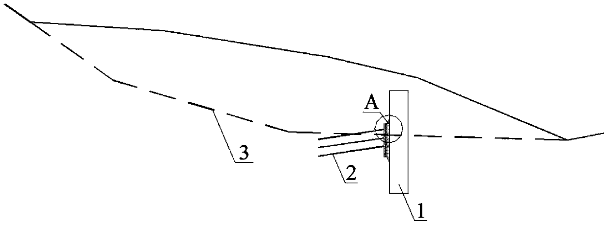 Reinforcement structure of anti-slide pile of landslide in highly seismic area and construction method