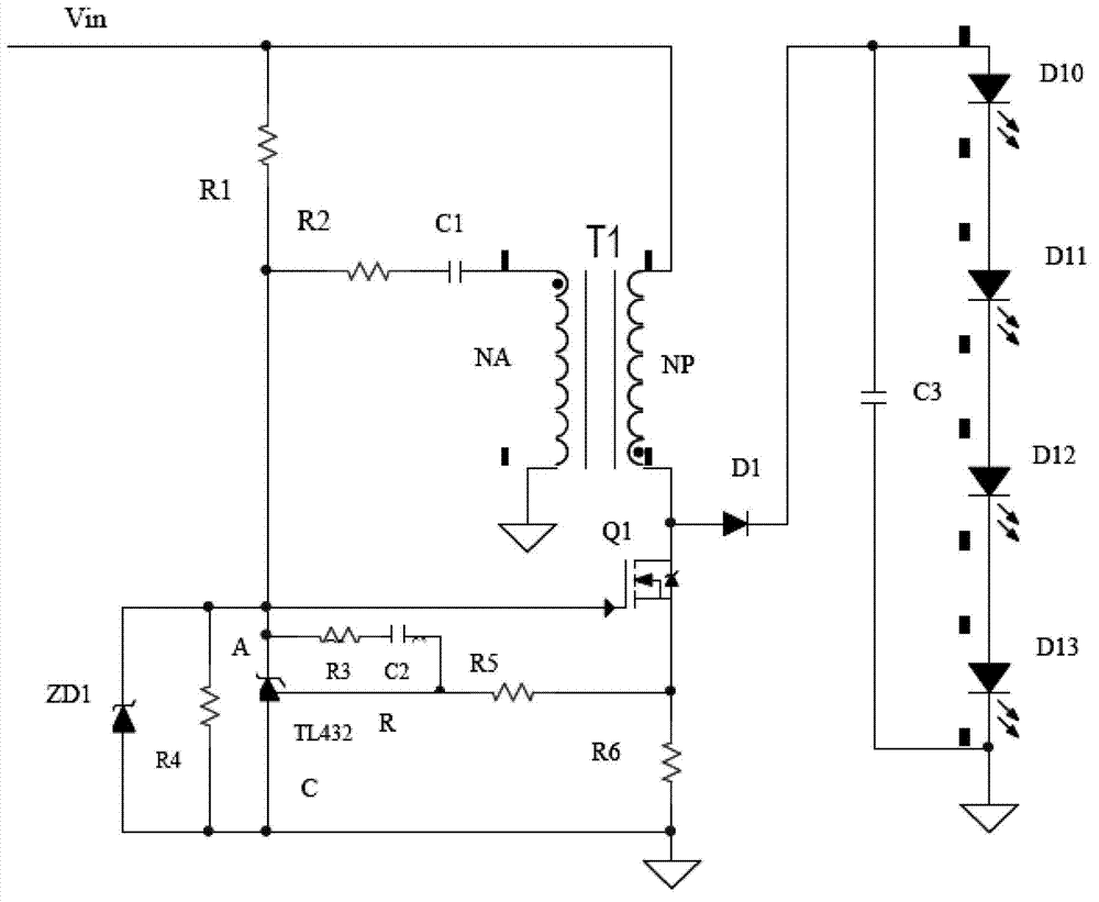 Light emitting diode (LED) drive circuit