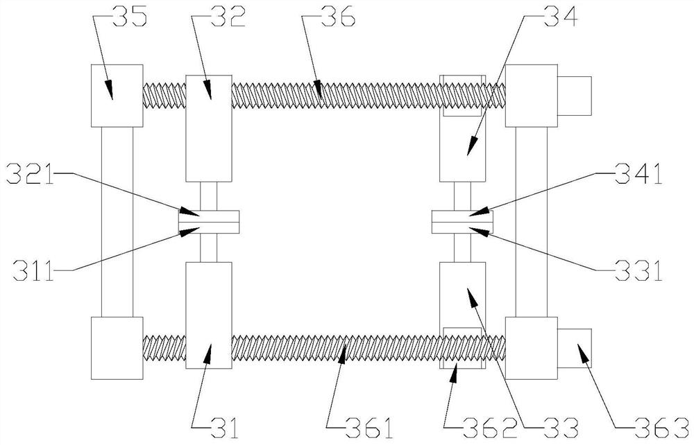 End conveying device for transfer film