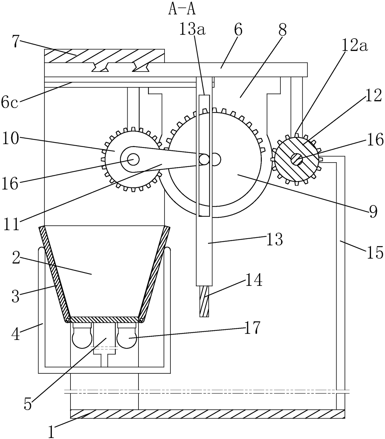 Uniform seeding device