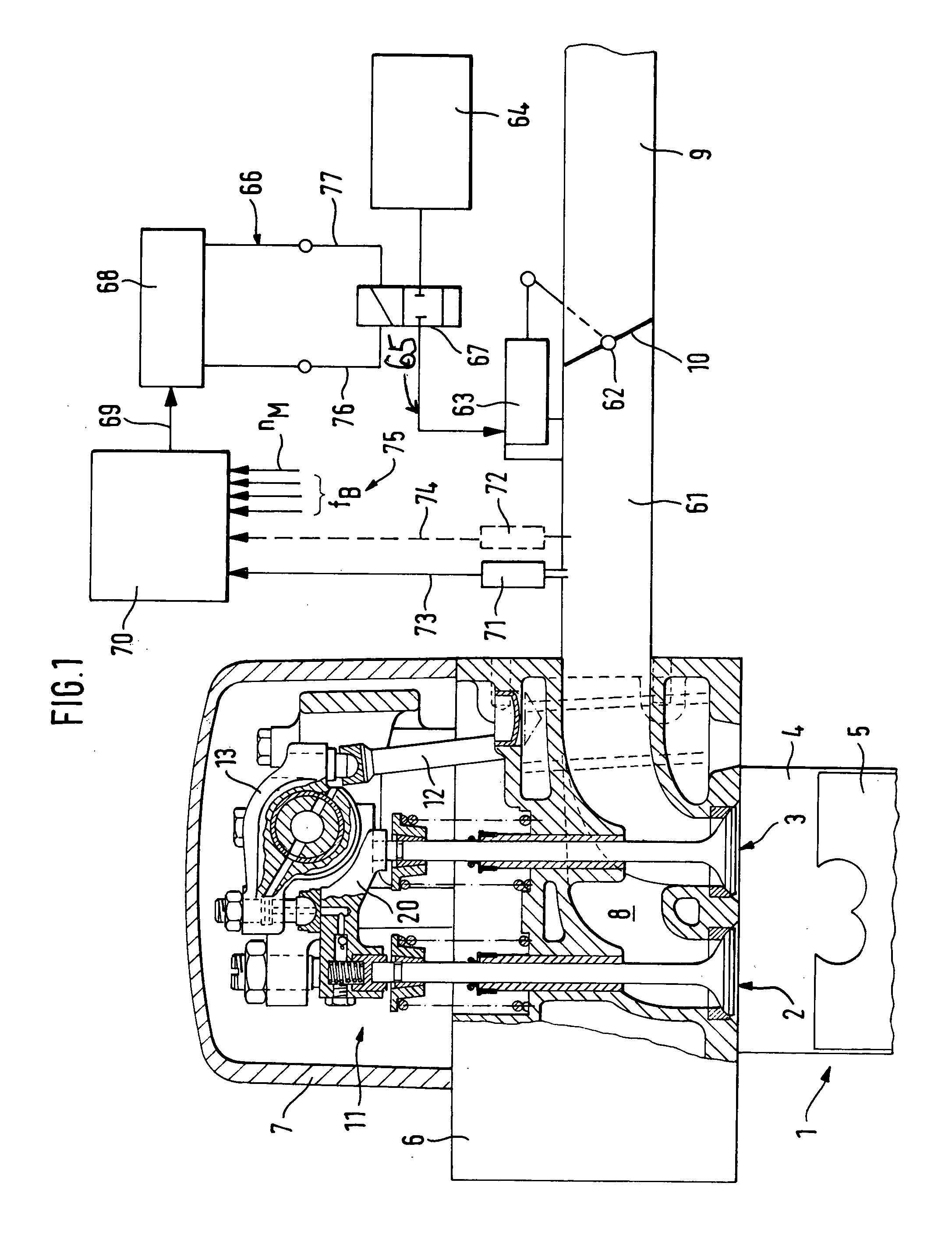 Engine air brake device for a 4-stroke reciprocating piston internal combustion engine