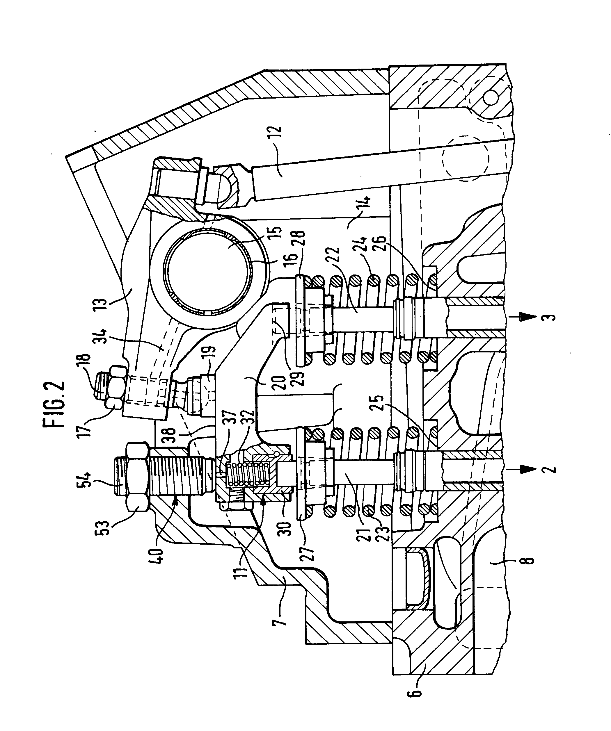 Engine air brake device for a 4-stroke reciprocating piston internal combustion engine