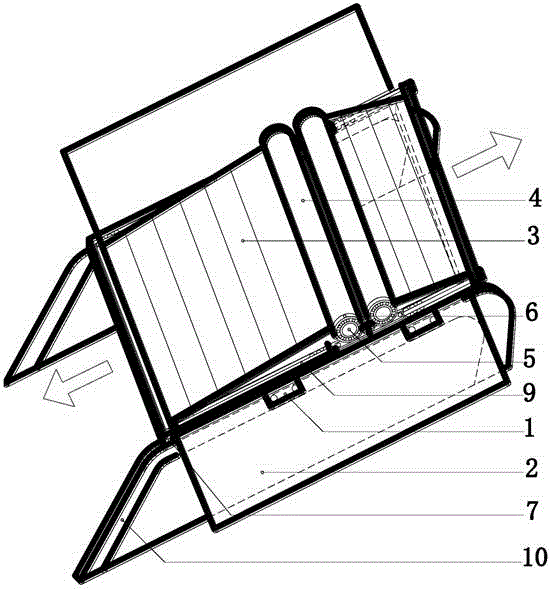 Vehicle-mounted folding awning