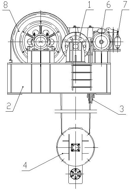 Real-time online monitoring system for health state of fixed winch hoist