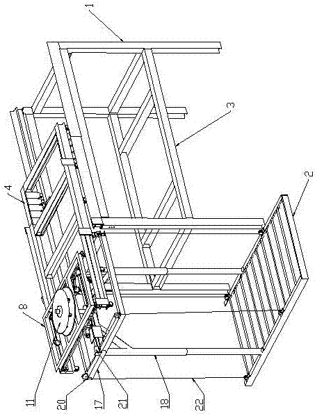 Novel double-layer mechanical lifting garage