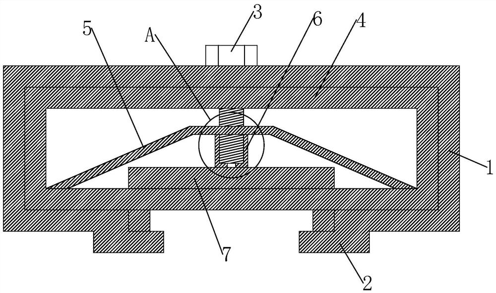 Profile steel support structure based on upper-layer reinforcement protection layer of building construction protection floor slab