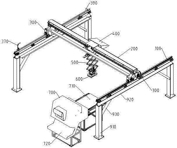 Device for storing and selling powdered or granular in-bag type material