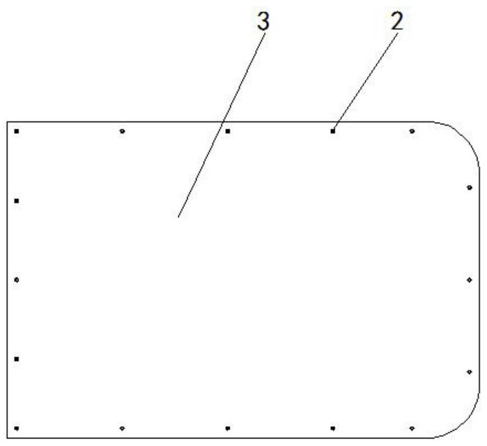 Bed board of accompanying bed