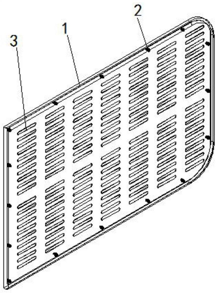 Bed board of accompanying bed