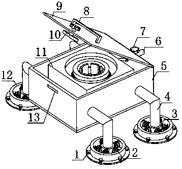 Fragile object protective device for logistics transportation