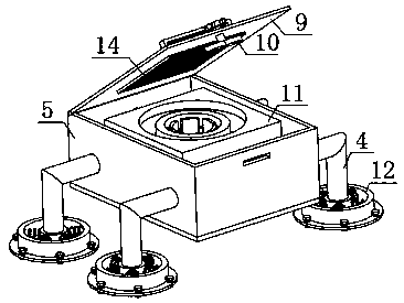 Fragile object protective device for logistics transportation