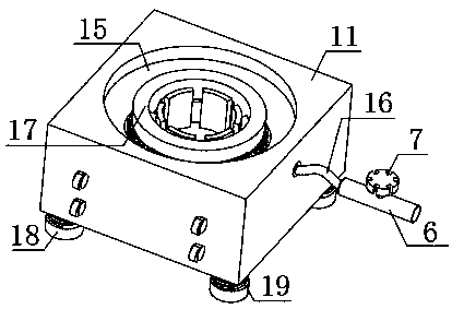 Fragile object protective device for logistics transportation