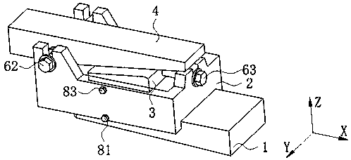 Six-direction adjusting supporting device used for assembling steam turbine stator part