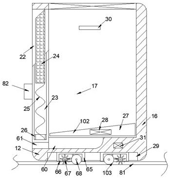 Wireless signal transmitter system for garbage conveying and use method thereof