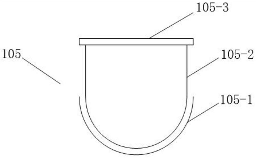 Rubber stripping device of rubber buffer