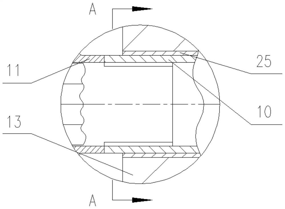 Three-channel broadband coaxial rotary hinge and implementation method thereof