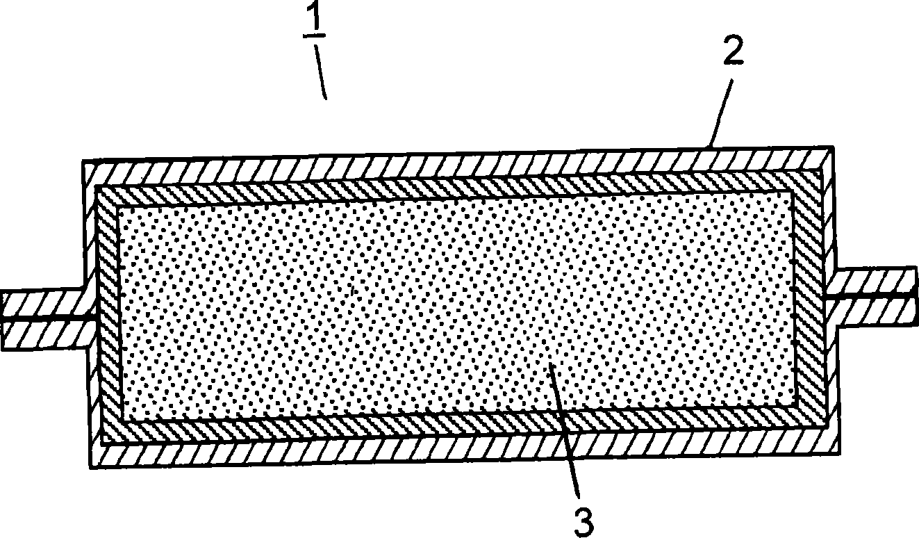 Vacuum thermal insulation material, thermal insulation apparatus using the material, and refrigerator-freezer