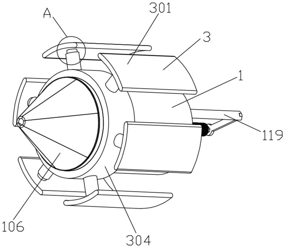 Axial-flow-pump heart assisting device