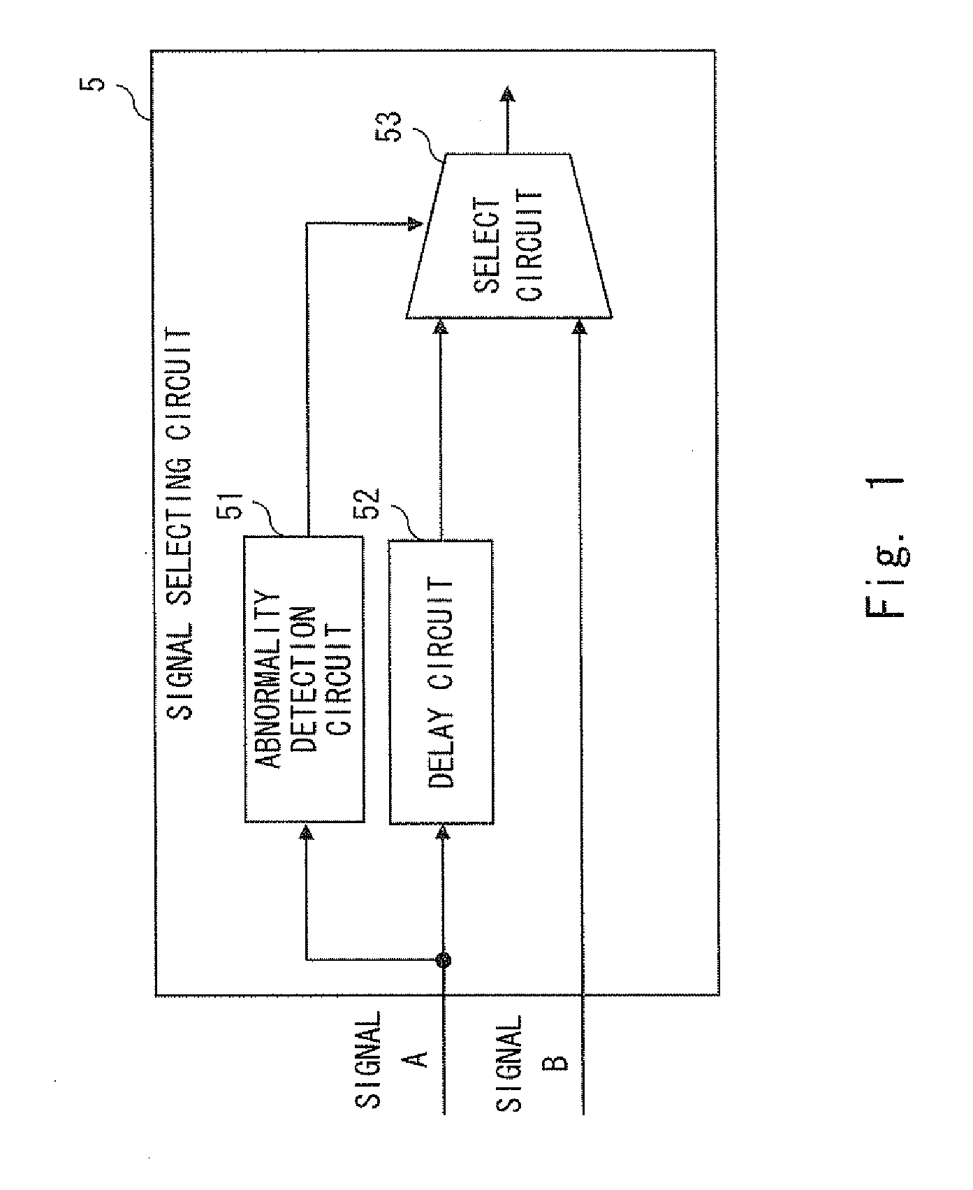 Signal selecting circuit and signal selecting method