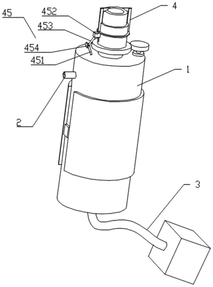 Foreign matter adsorption device for mouth rehabilitation