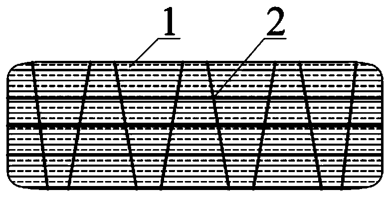 Shock isolation support using waste tires